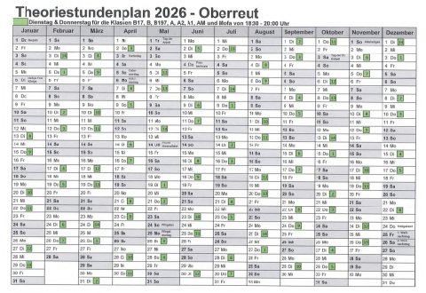 Theorieplan Oberreut - Fahrschule Frank Dopf